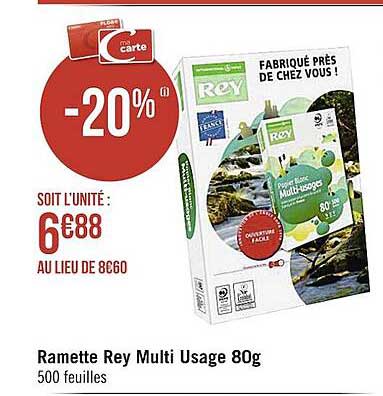 ramette rey multi usage 80g