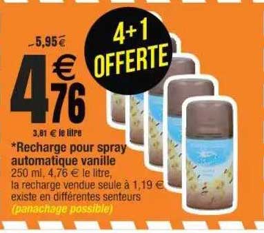 Recharge Pour Spray Automatique Vanille
