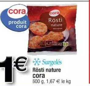 Rösti Nature Cora