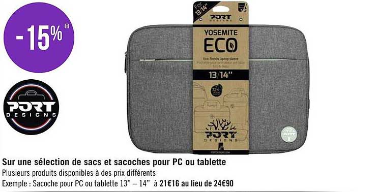 sacs et sacoches pour pc ou tablette