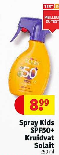 spray kids spf50+ krudvat solait