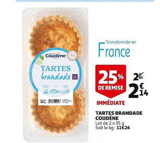 Tartes Brandade Coudène