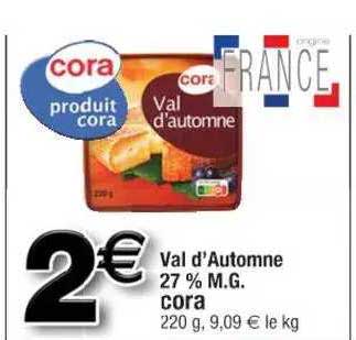 val d'automne 27% m.g. cora