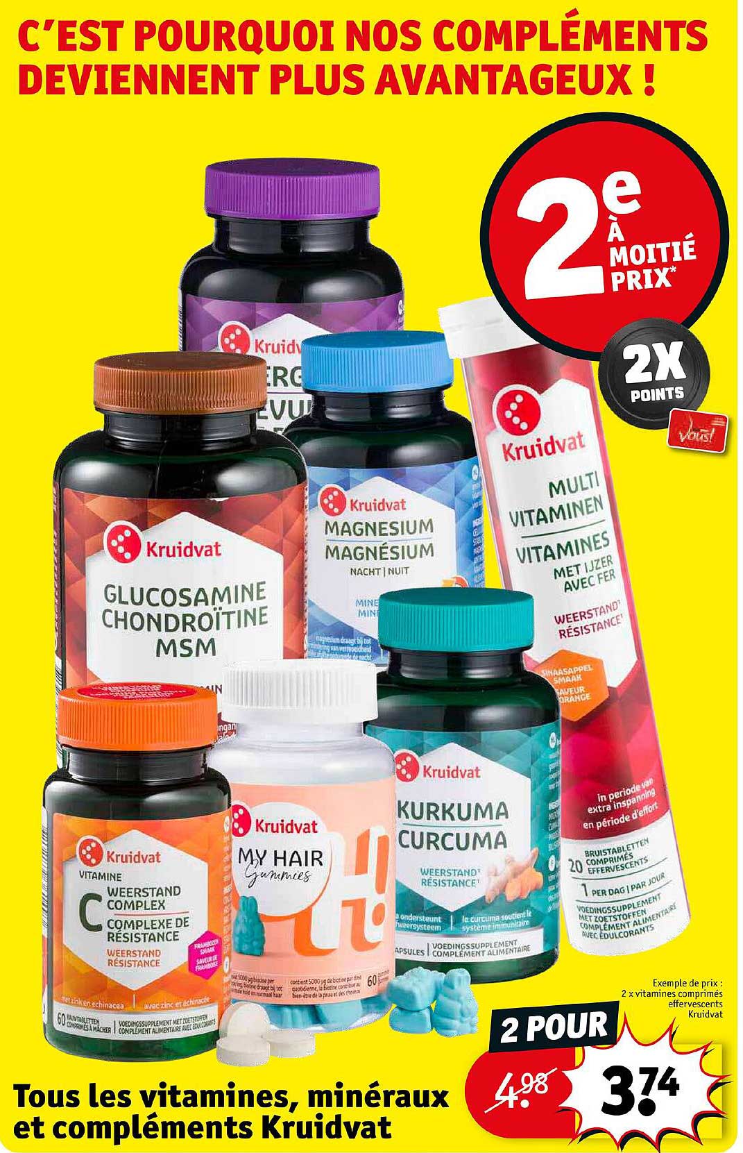 vitamines, minéraux et compléments krudvat