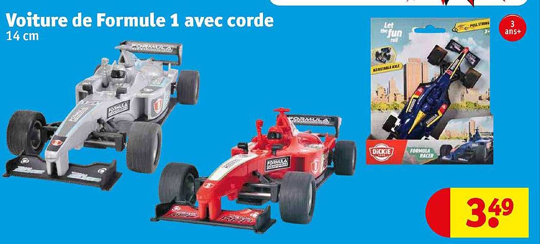 voiture de formule 1 avec corde