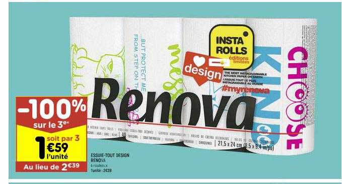 essuie-tout design renova