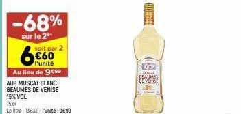 aop muscat blanc beaumes de venise 15% vol.