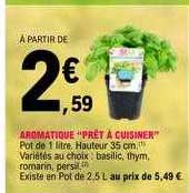 aromatique "prêt à cuisiner"