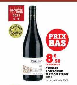 chénas aop rouge maison piron 2019
