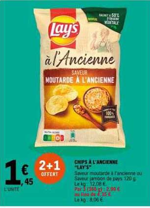 Chips à L'ancienne "lay's"