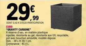 cubo "gravity carbone"