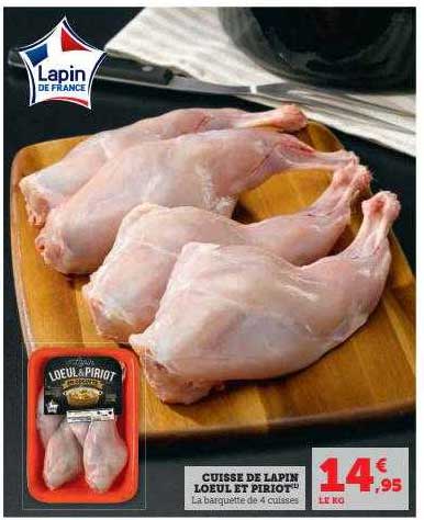 Cuisse De Lapin Loeul Et Piriot