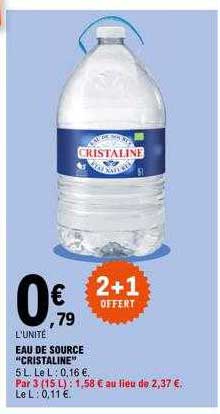Eau De Source "cristaline"