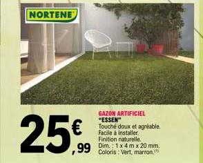 gazon artificiel "essen" nortene