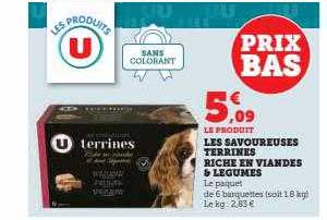 les savoureuses terrines riche en viandes & légumes