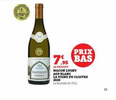 macon lugny aop blanc la vigne du cloître