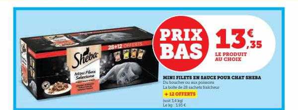 mii filets en sauce pour chat sheba