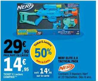 nerf elite 2.0 tactical pack