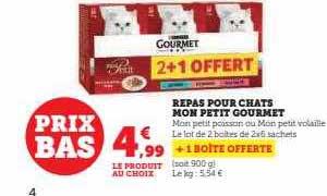 repas pour chats mon petit gourmet