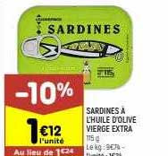 Sardines à L'huile D'olive Vierge Extra