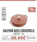 sautoir avec couvercle