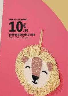 Suspension Déco Lion