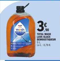 Total Wash Lave-glace Démoustiqueur