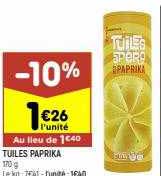 Tuiles Paprika