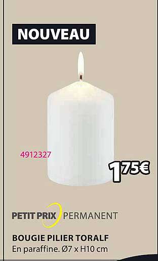 Bougie Pilier Toralf