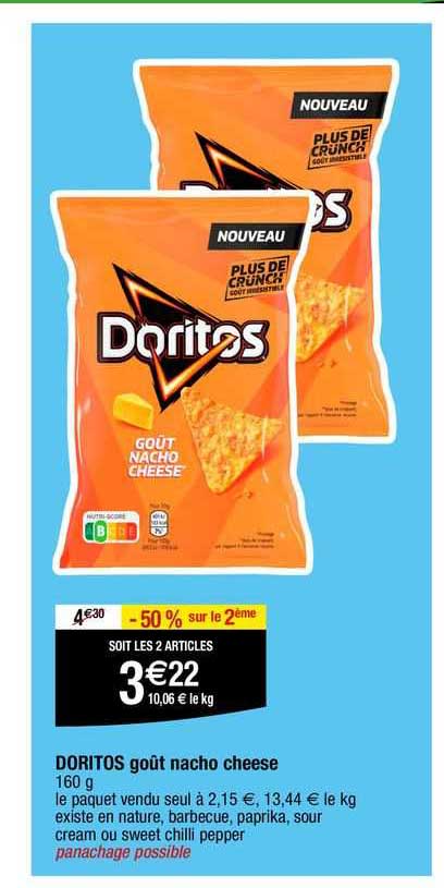 Doritos Goût Nacho Cheese