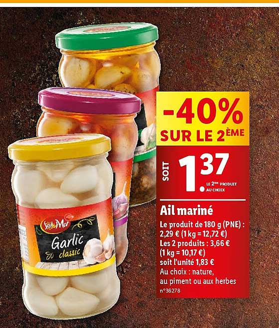 ail mariné sol & mar