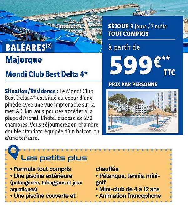 baléares majorque : mondi club best delta 4*