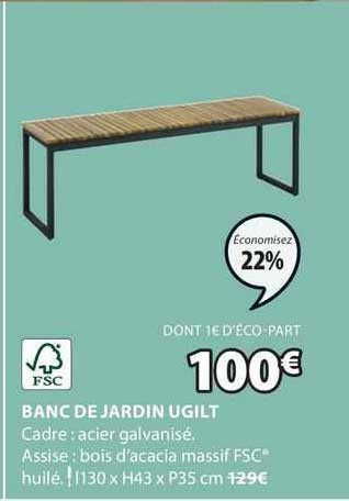 Banc De Jardin Ugilt
