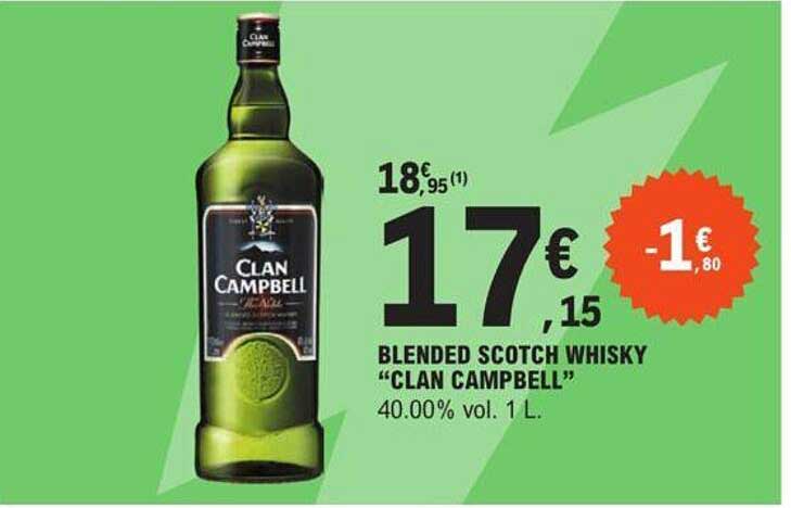 blended scotch whisky "clan campbell"