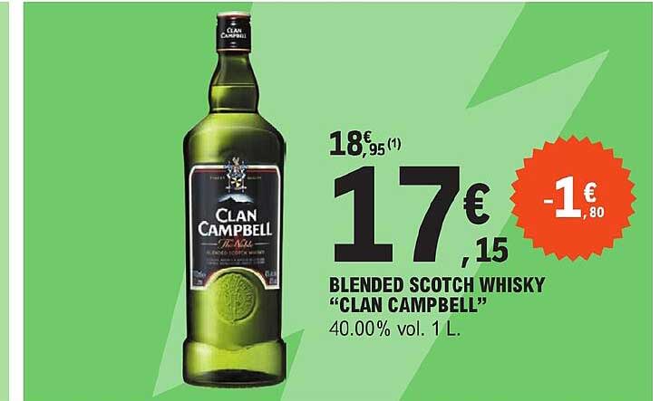 blended scotch whisky "clan campbell"