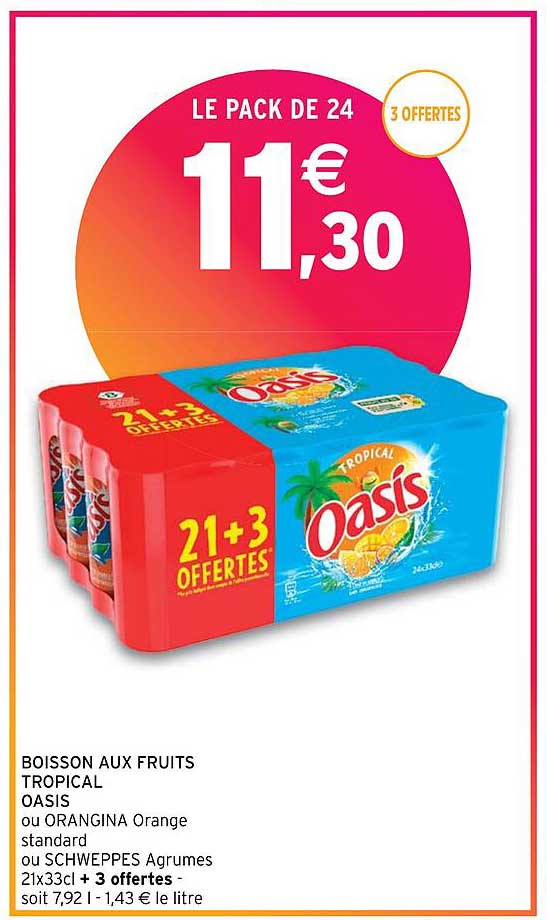 Boisson Aux Fruits Tropical Oasis