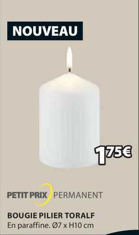 bougie pilier toralf