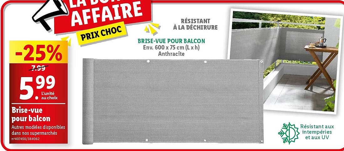 brise-vue pour balcon