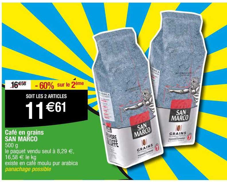 café en grains san marco