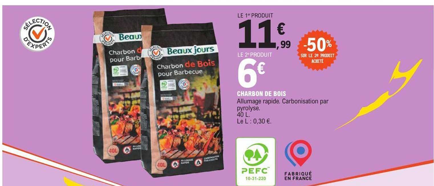 charbon de bois beaux jours