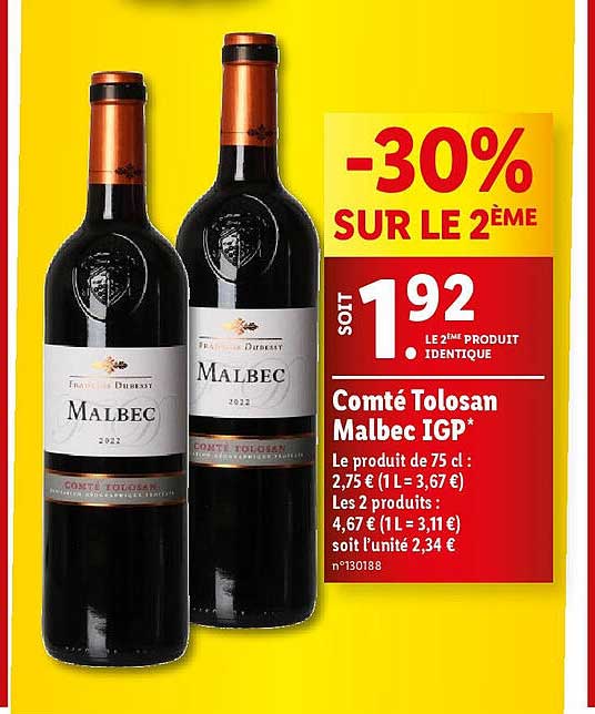 comté tolosan malbec igp