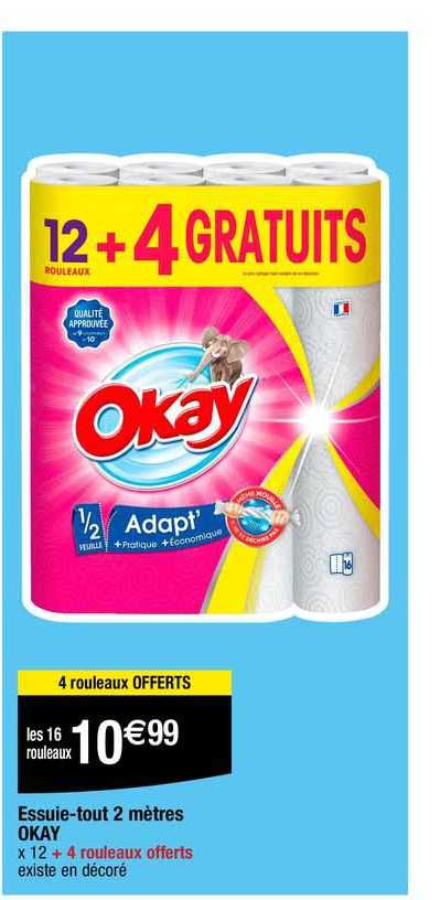 essuie-tout 2 mètres okay