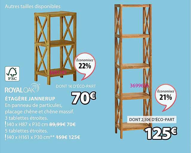 étagère jannerup royaloak