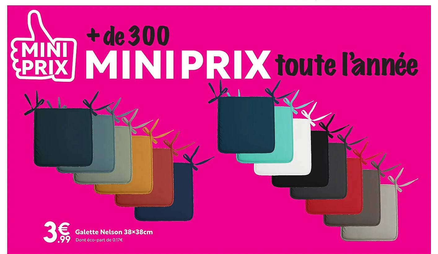 galette nelson 38 x 38 cm