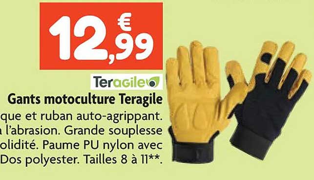 gants motoculture teragile