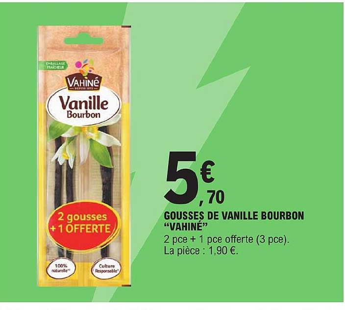 gousses de vanille bourbon "vahiné