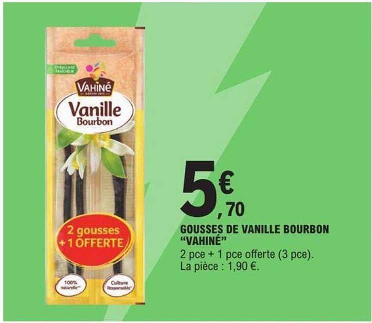 gousses de vanille bourbon vahiné