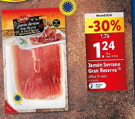 jamón serrano gran reserva
