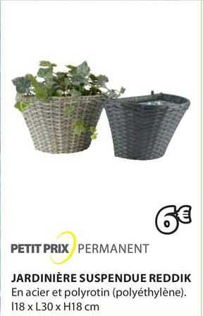 Jardinière Suspendu Reddik