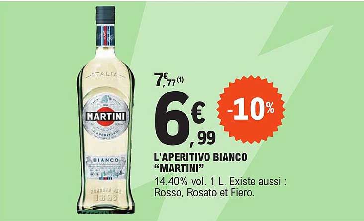 L'apéritivo Bianco "martini"